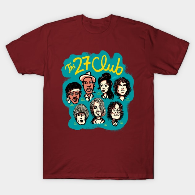 The 27 Club T-Shirt by RedBug01